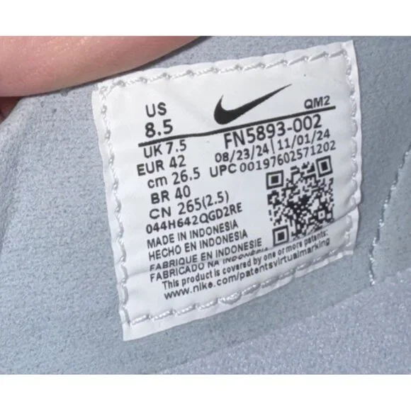 Nike SB Janoski+ Mens Suede Slip On Athletic Skate Shoes Size 8.5 Gray Blue